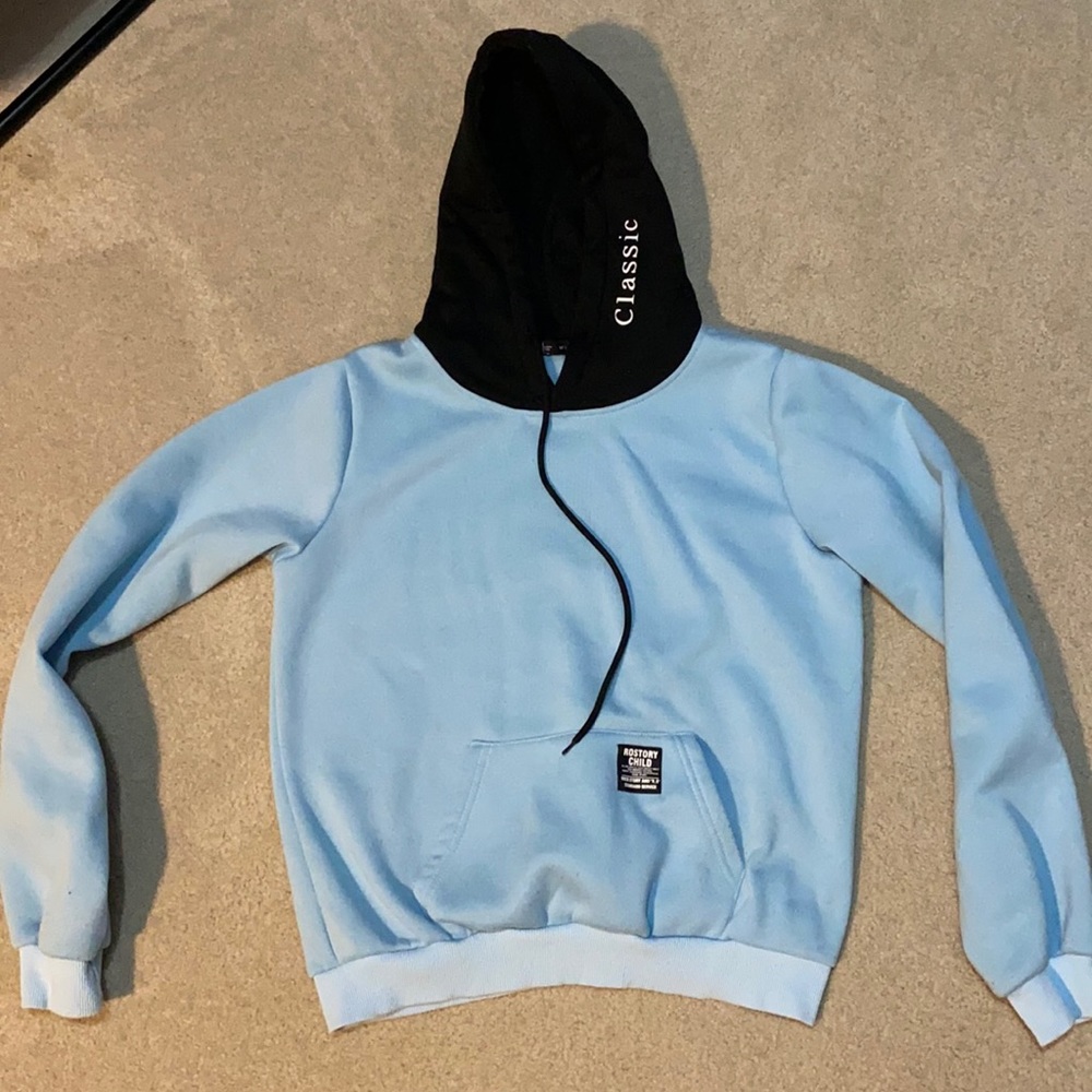 Blue sweatshirt